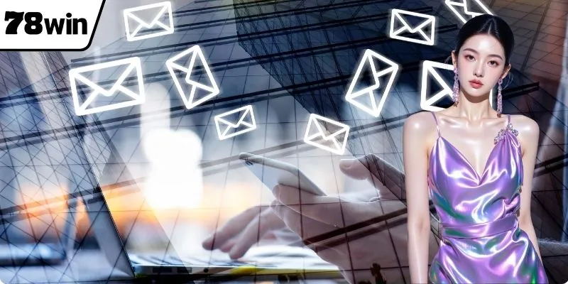 อีเมลเป็นช่องทางติดต่อ 78WIN ที่ละเอียดและโปร่งใส